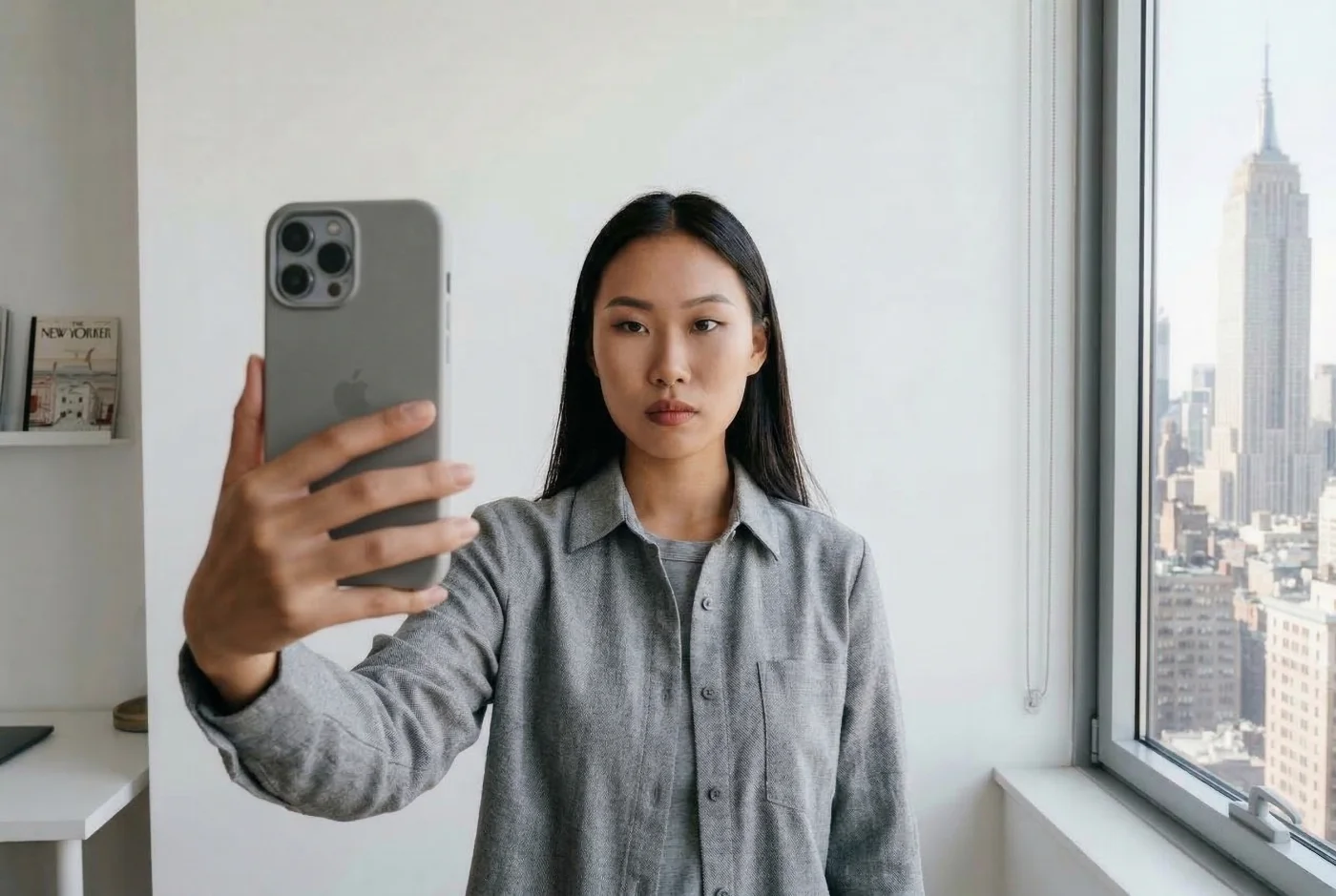 take a digital passport photo with iphone