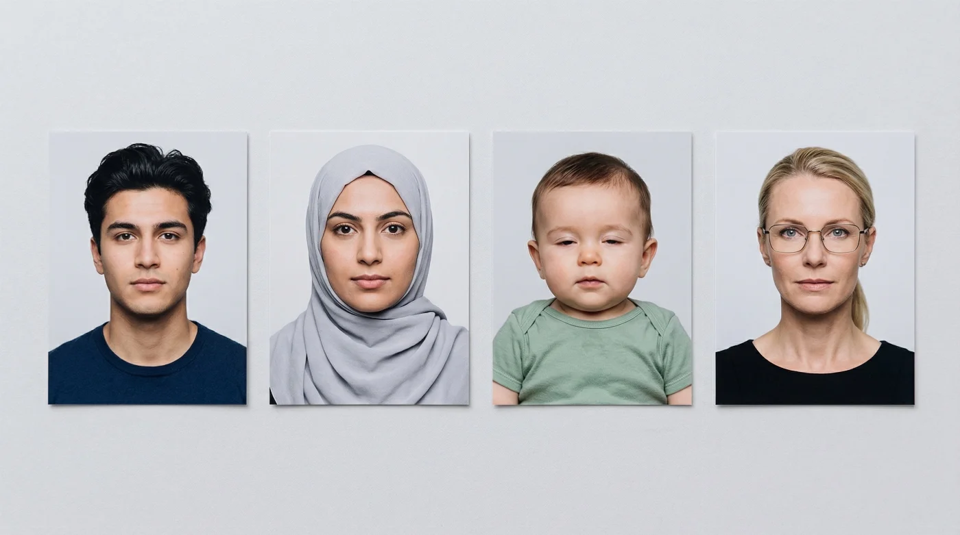 uae visa photo good examples