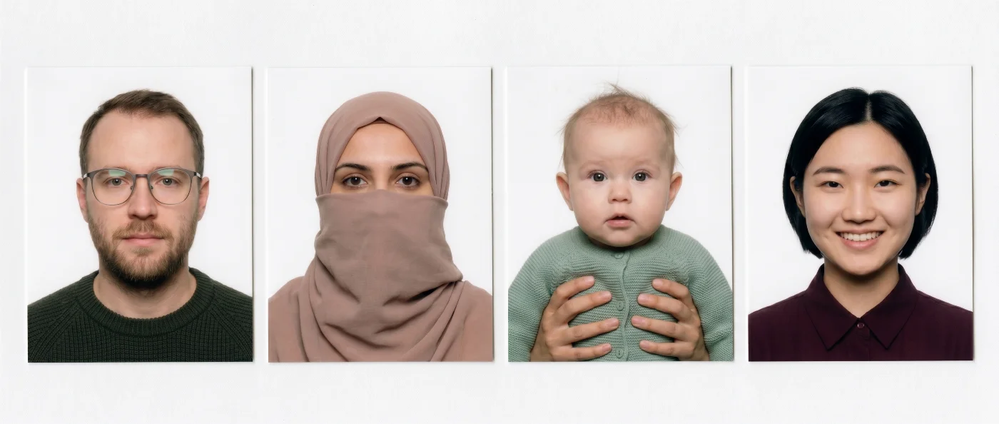 unacceptable photo examples