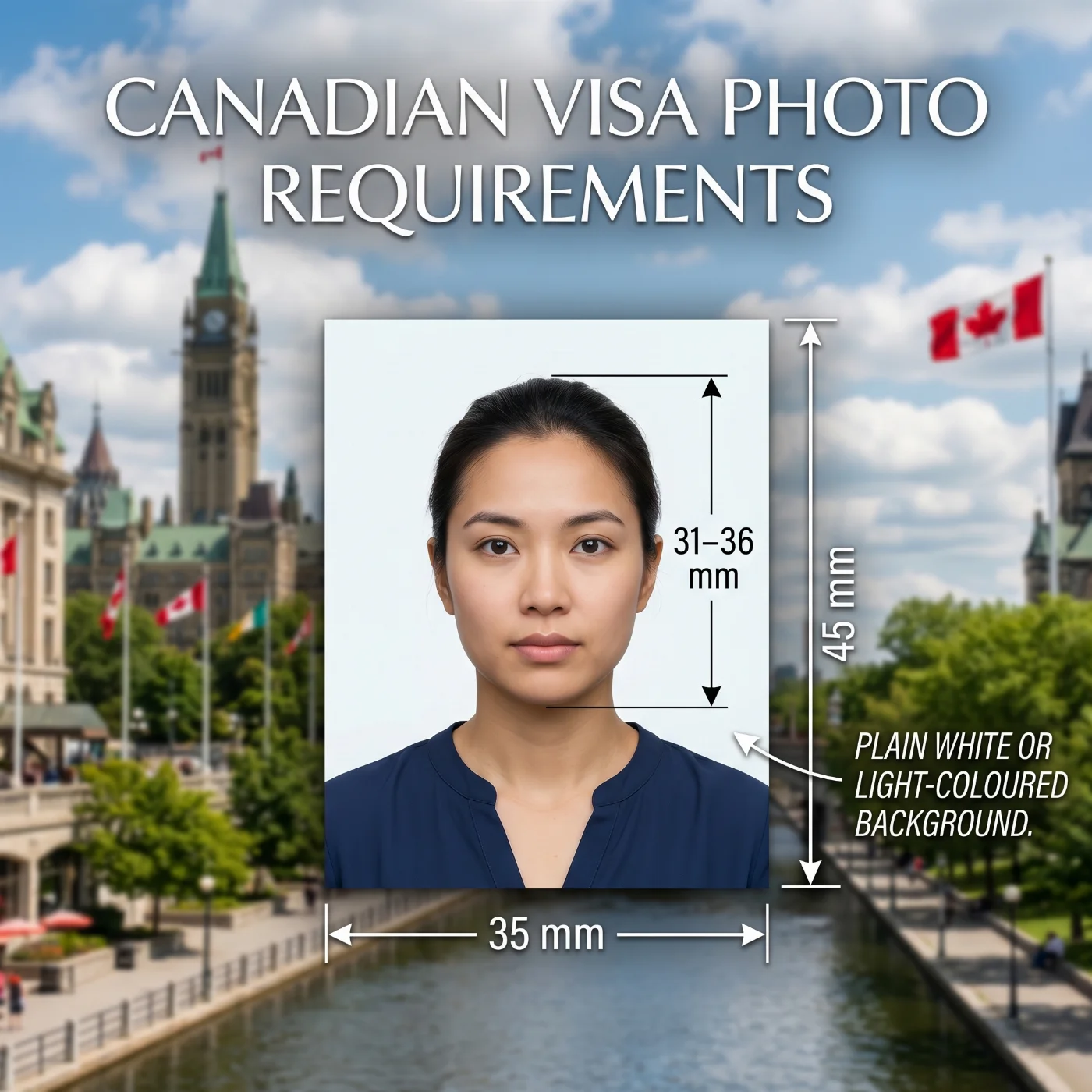 Canadian visa photo requirements