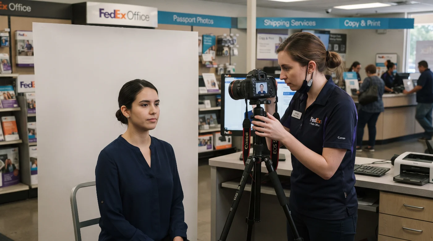 how much passport photo at FedEx