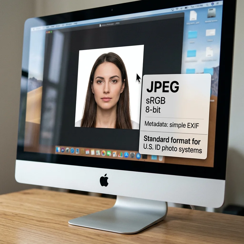 jpeg format for digital passport photo
