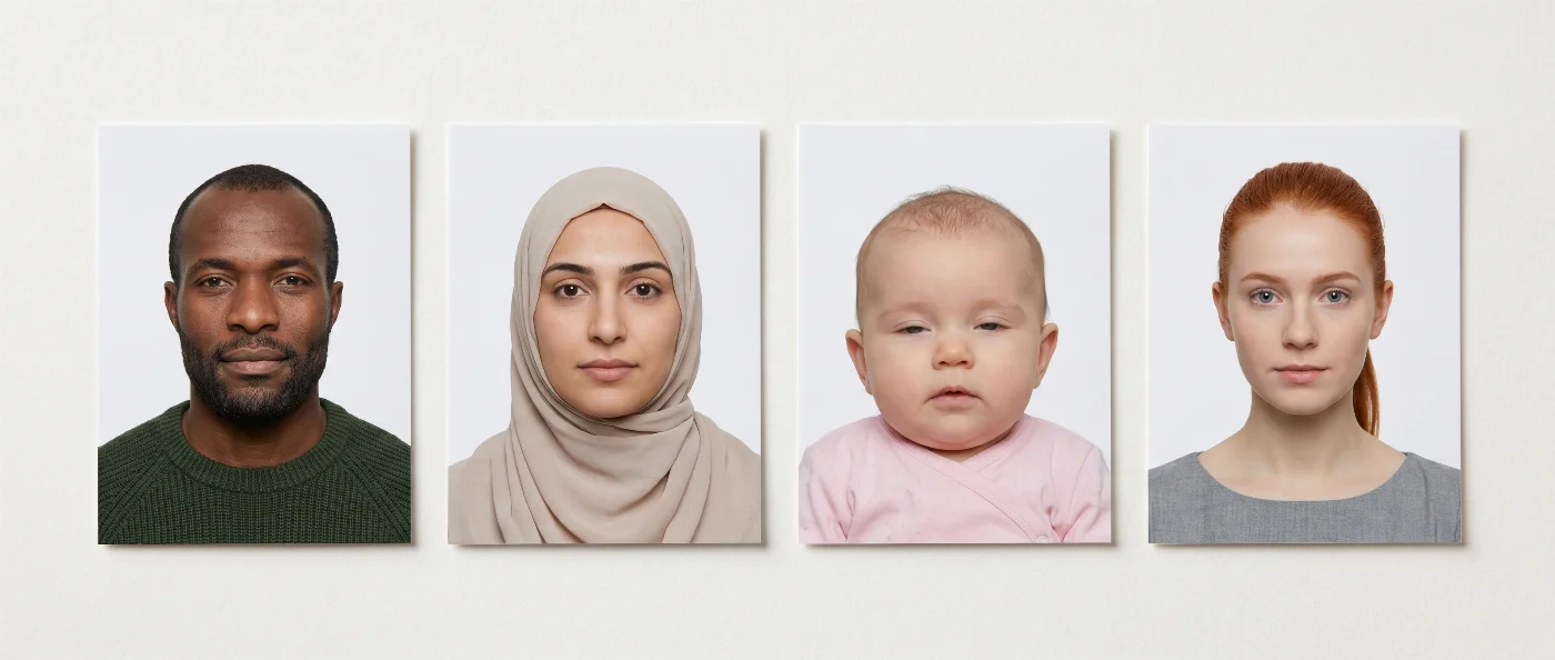Acceptable Canada Visa Photo Examples
