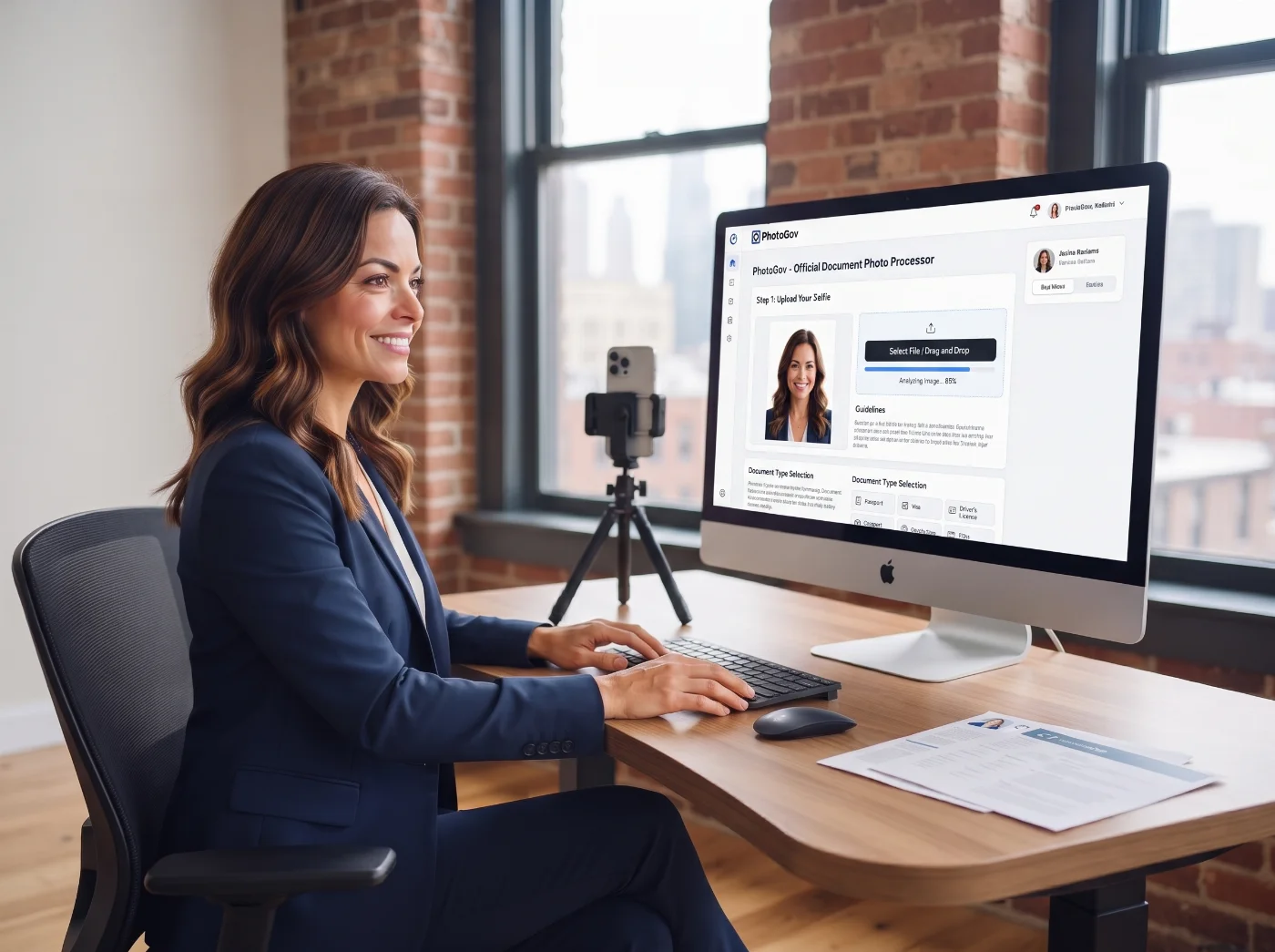 how to edit job application photo