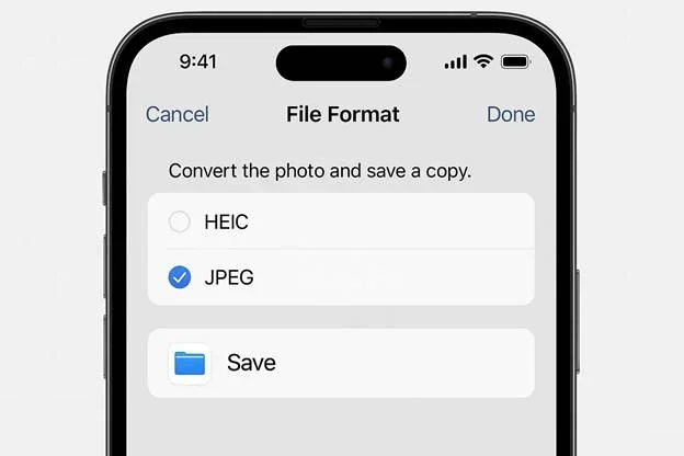 how to save a digital passport photo