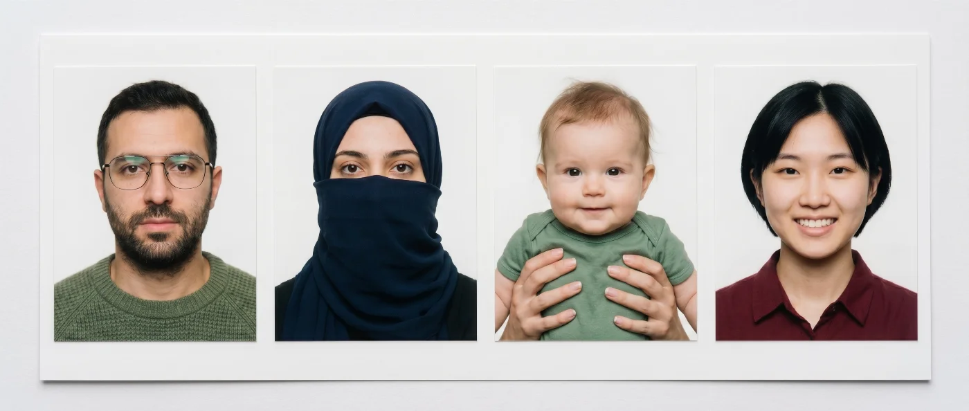 unacceptable photo examples