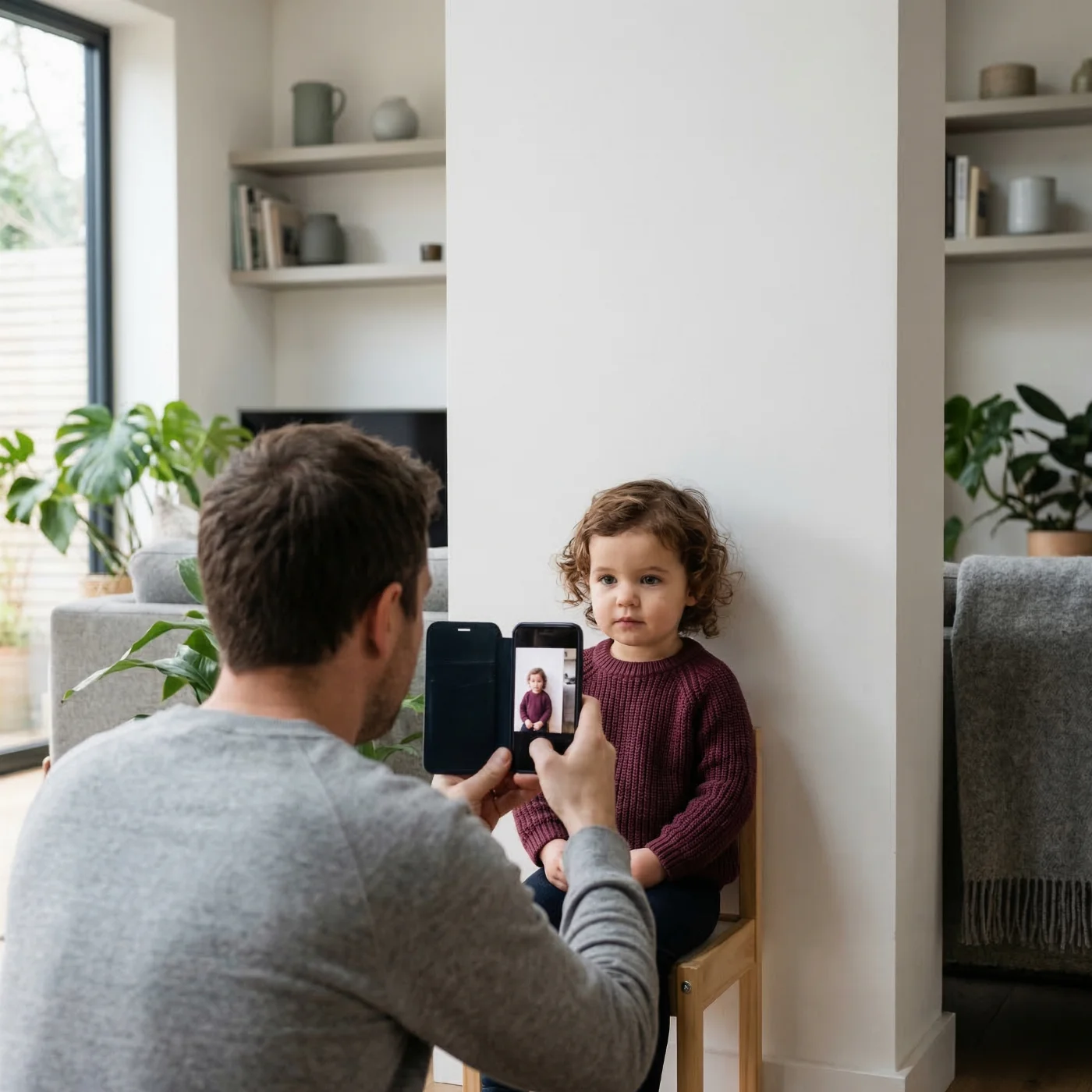 how to take a passport photo of a child with an iphone