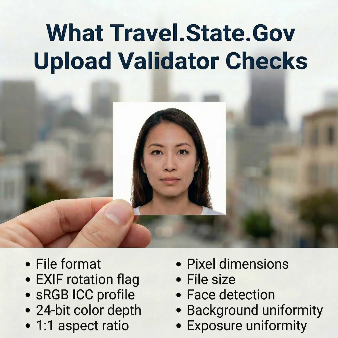 digital passport photo size requirements