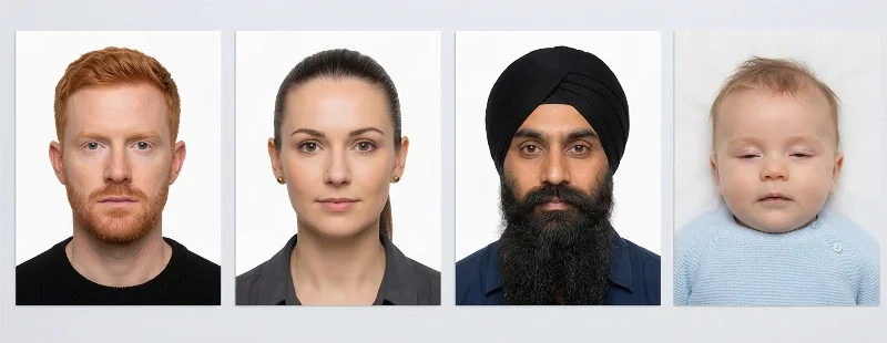 good examples australian passport photo