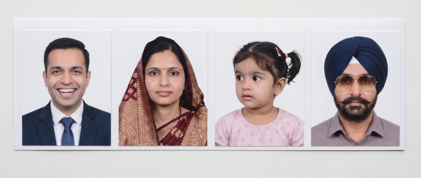Unacceptable Indian PAN Card Photos