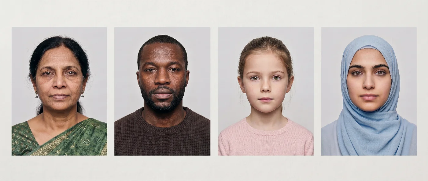 Acceptable Australia Visa Photo Sample