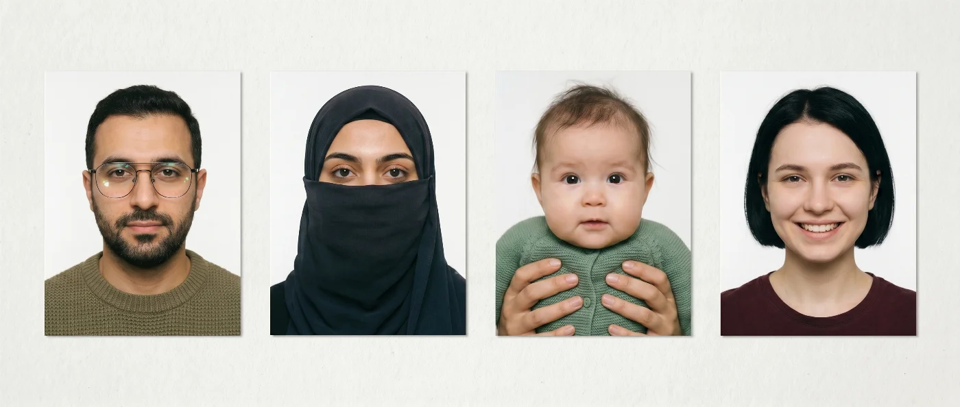 unacceptable photo examples