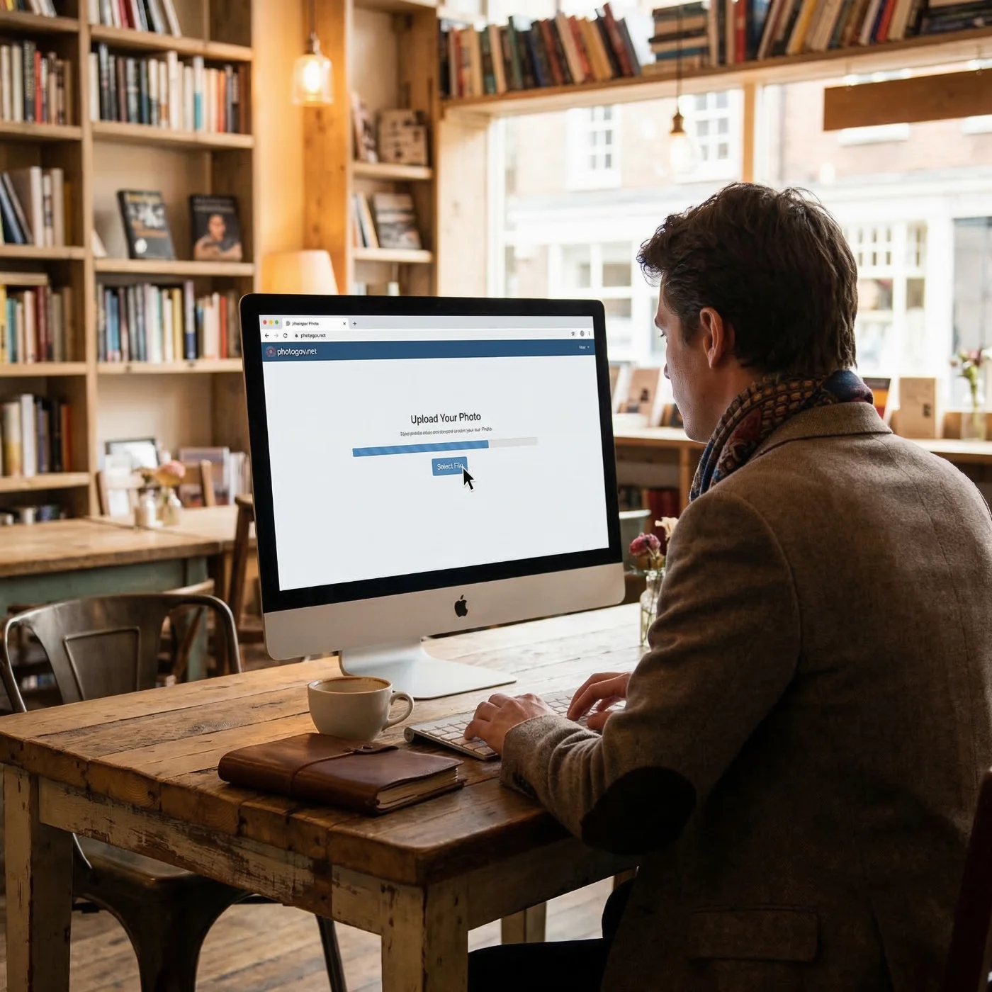 How to upload an iPhone passport photo to the passport photo maker