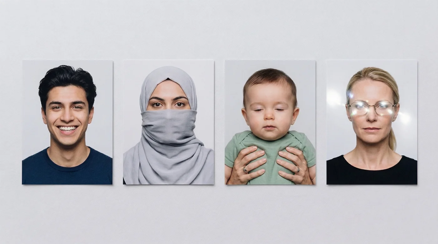 uae visa photo bad examples