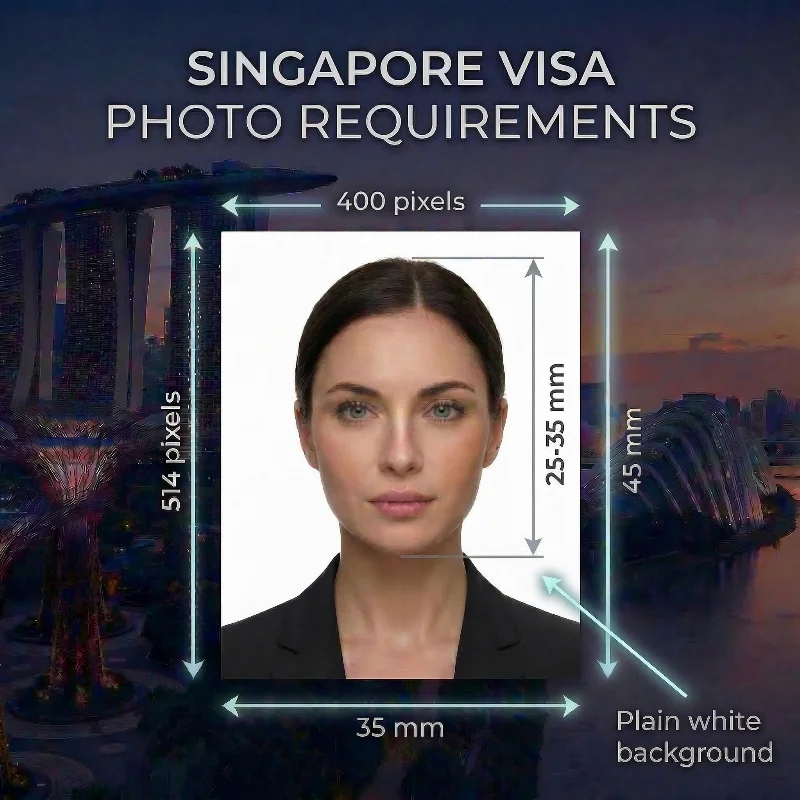 singapore visa photo requirements