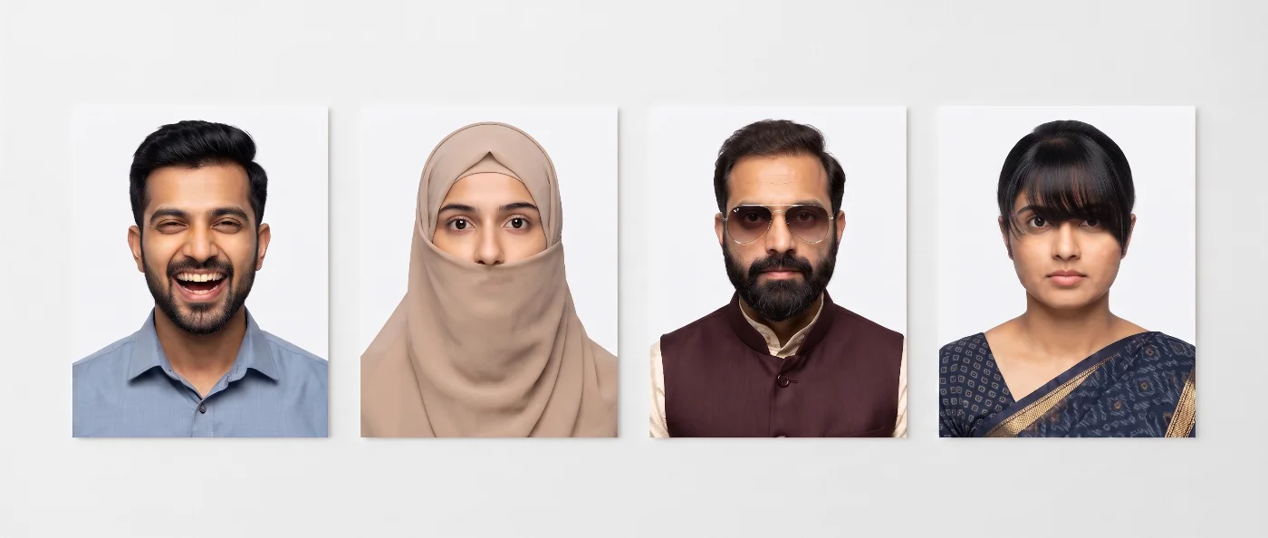 unacceptable photo examples
