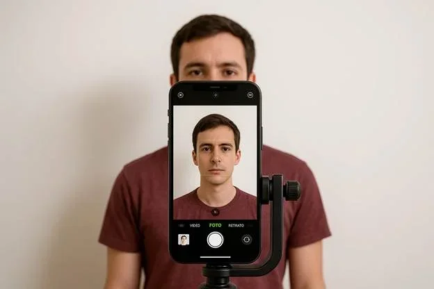 how to take a digital passport photo at home