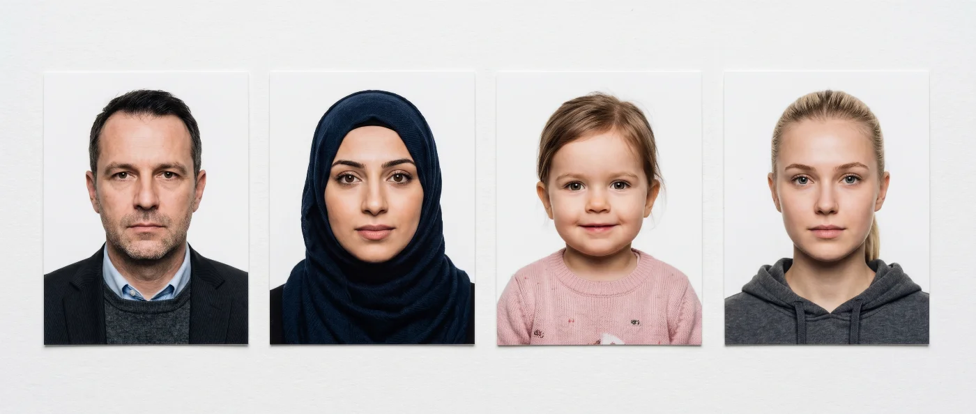 Acceptable Thailand Visa Photo Examples