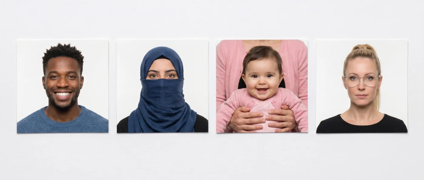 unacceptable photo examples