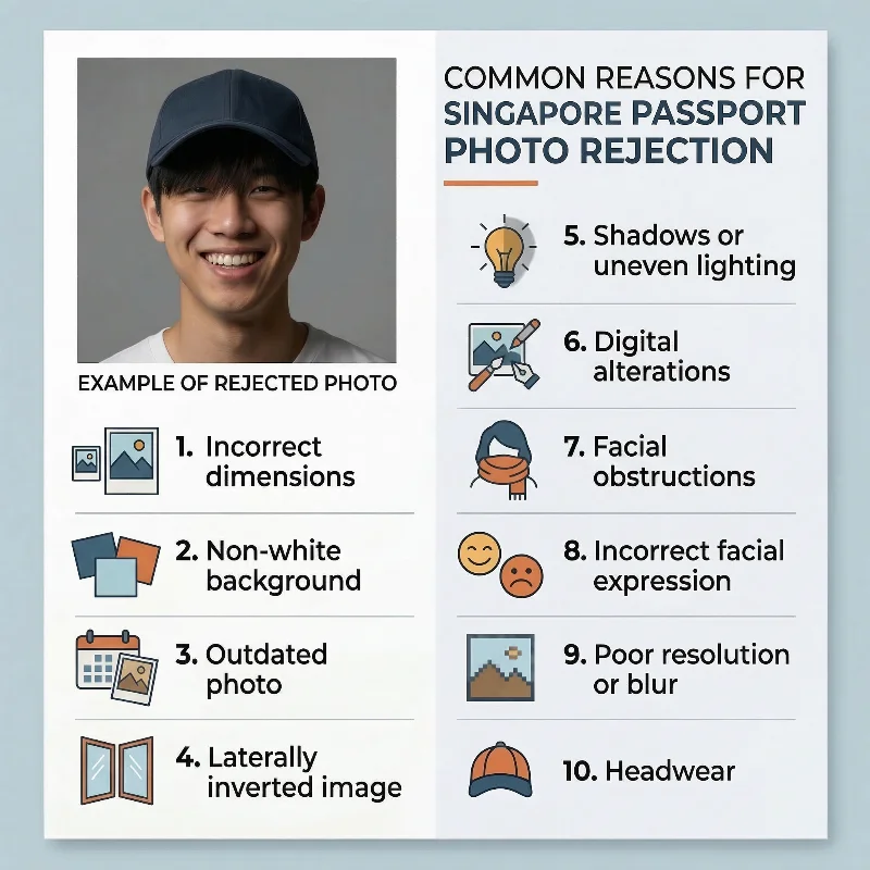 common reasons for singapore passport photo rejection
