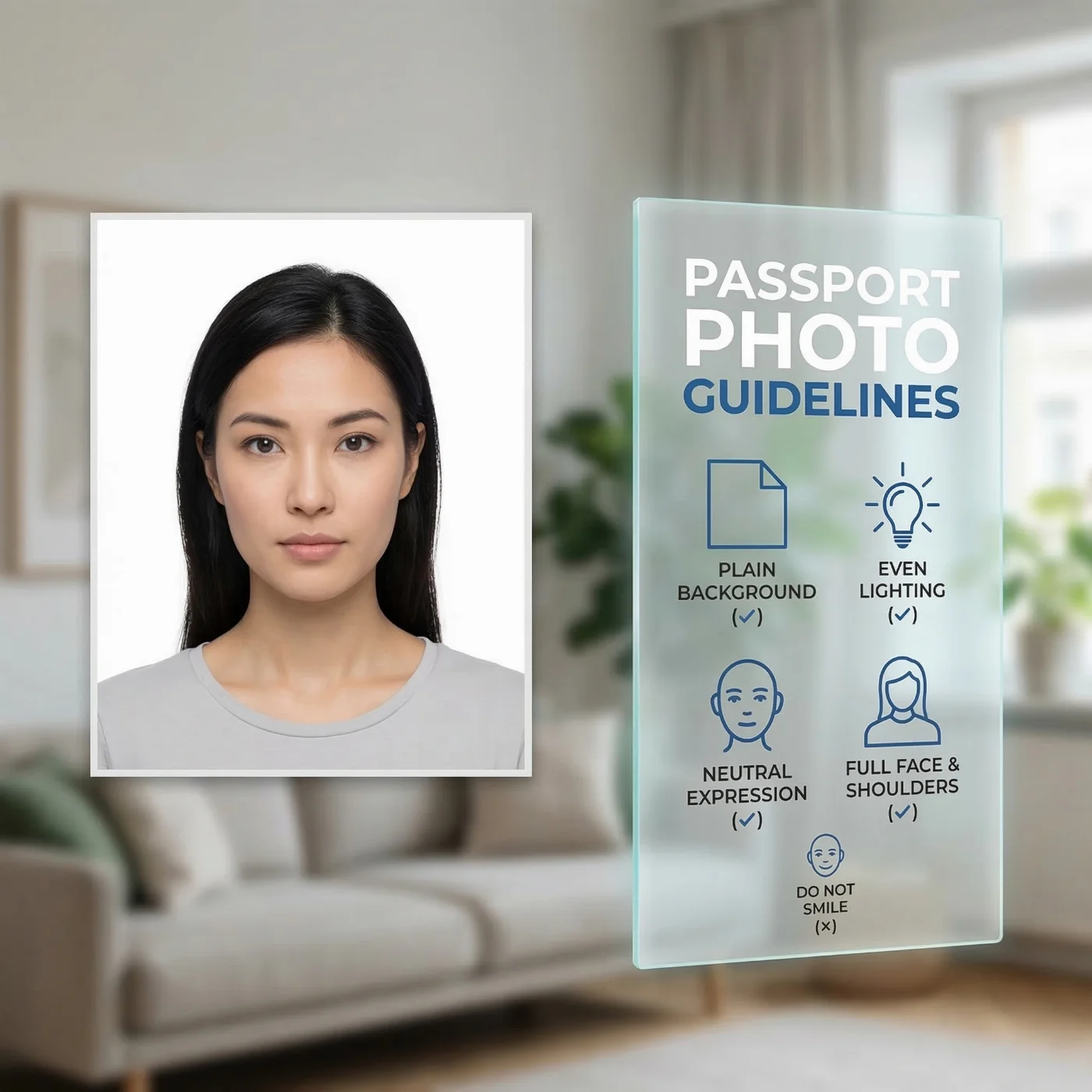 How to take a passport photo with iPhone Guidelines