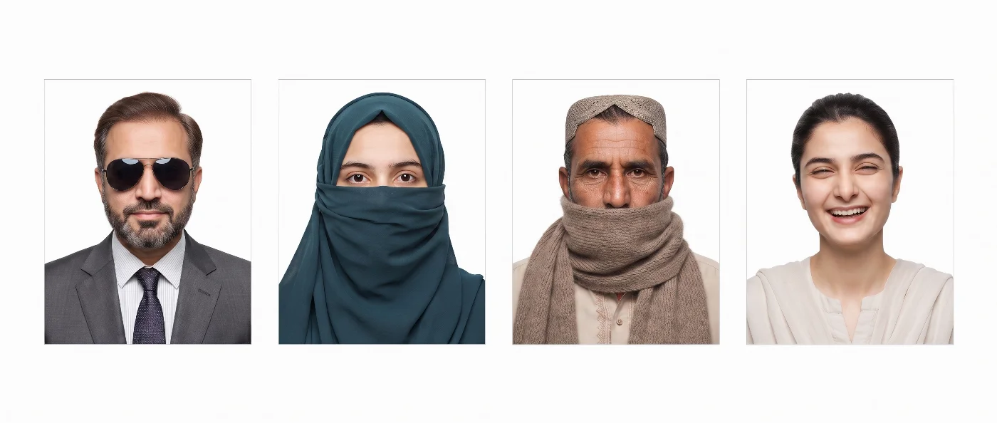 unacceptable photo examples