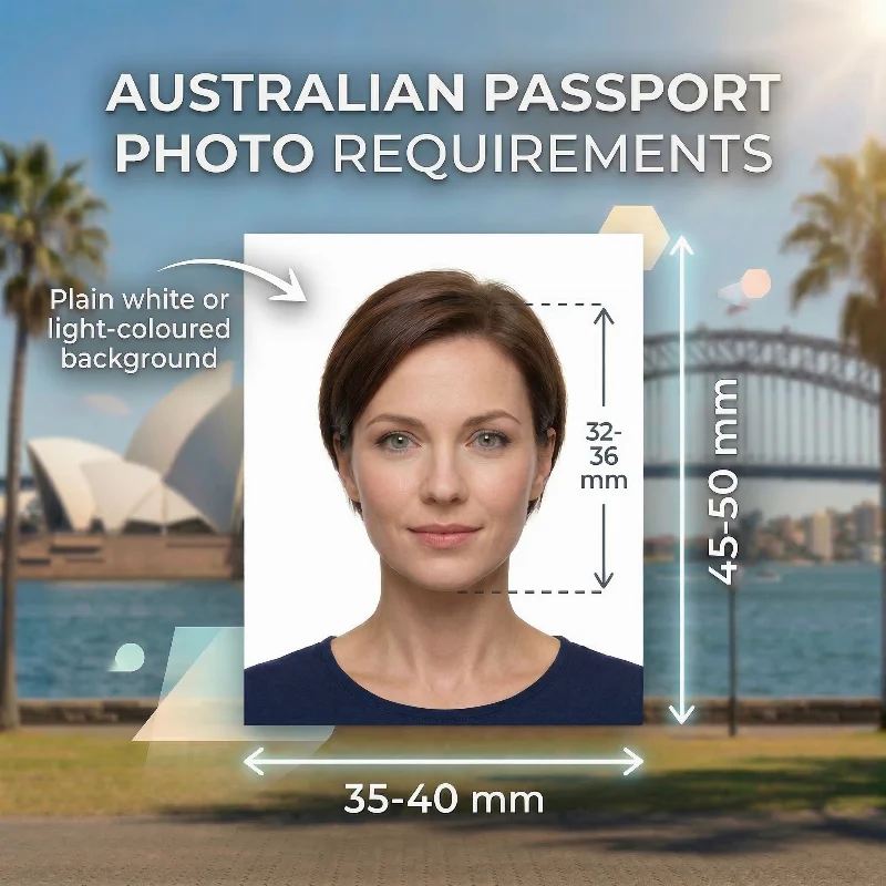 australian passport photo requirements