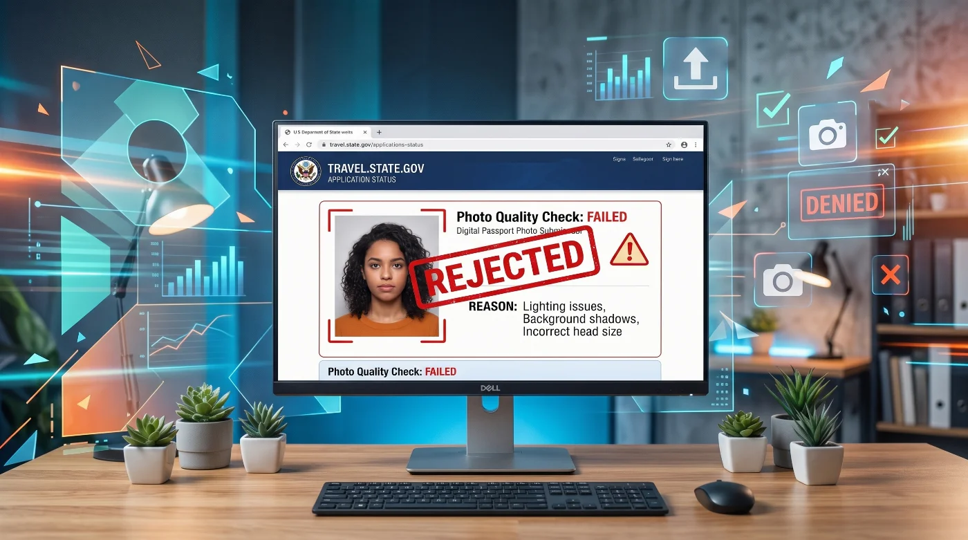 what to do if digital passport photo is rejected