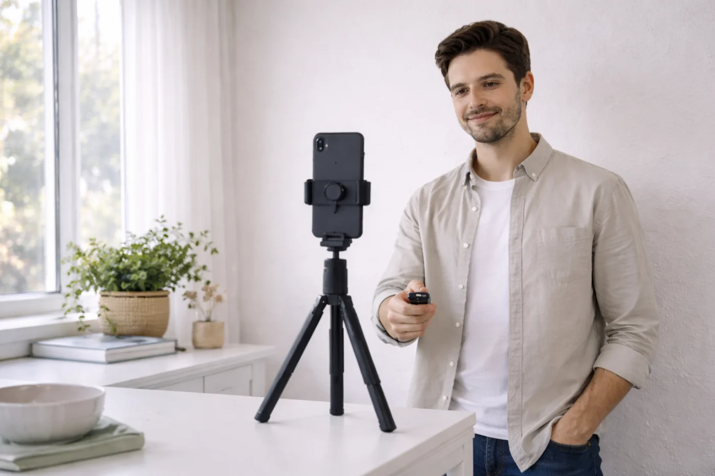 Cómo hacer una foto carnet en casa en Barcelona con el móvil