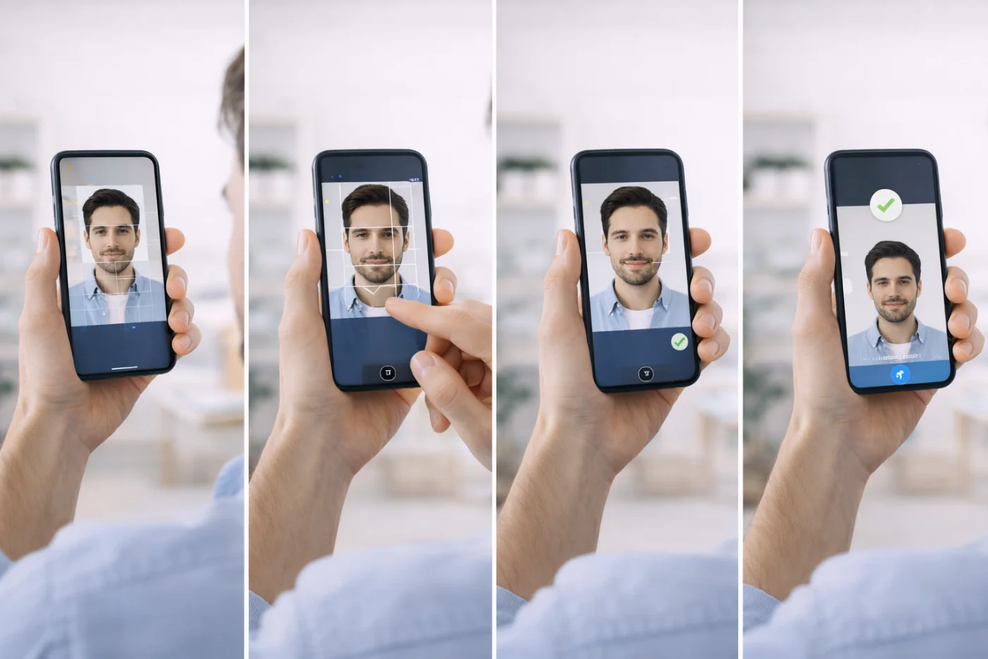 Cómo funciona una app para hacer fotos carnet paso a paso