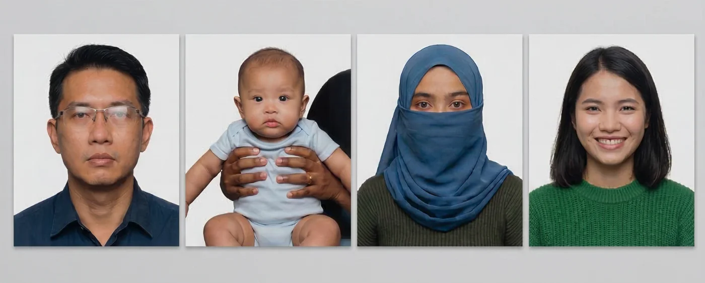 unacceptable photo examples