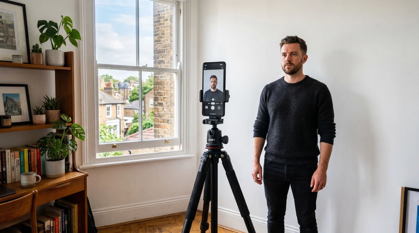 how to take 2x2 photo at home